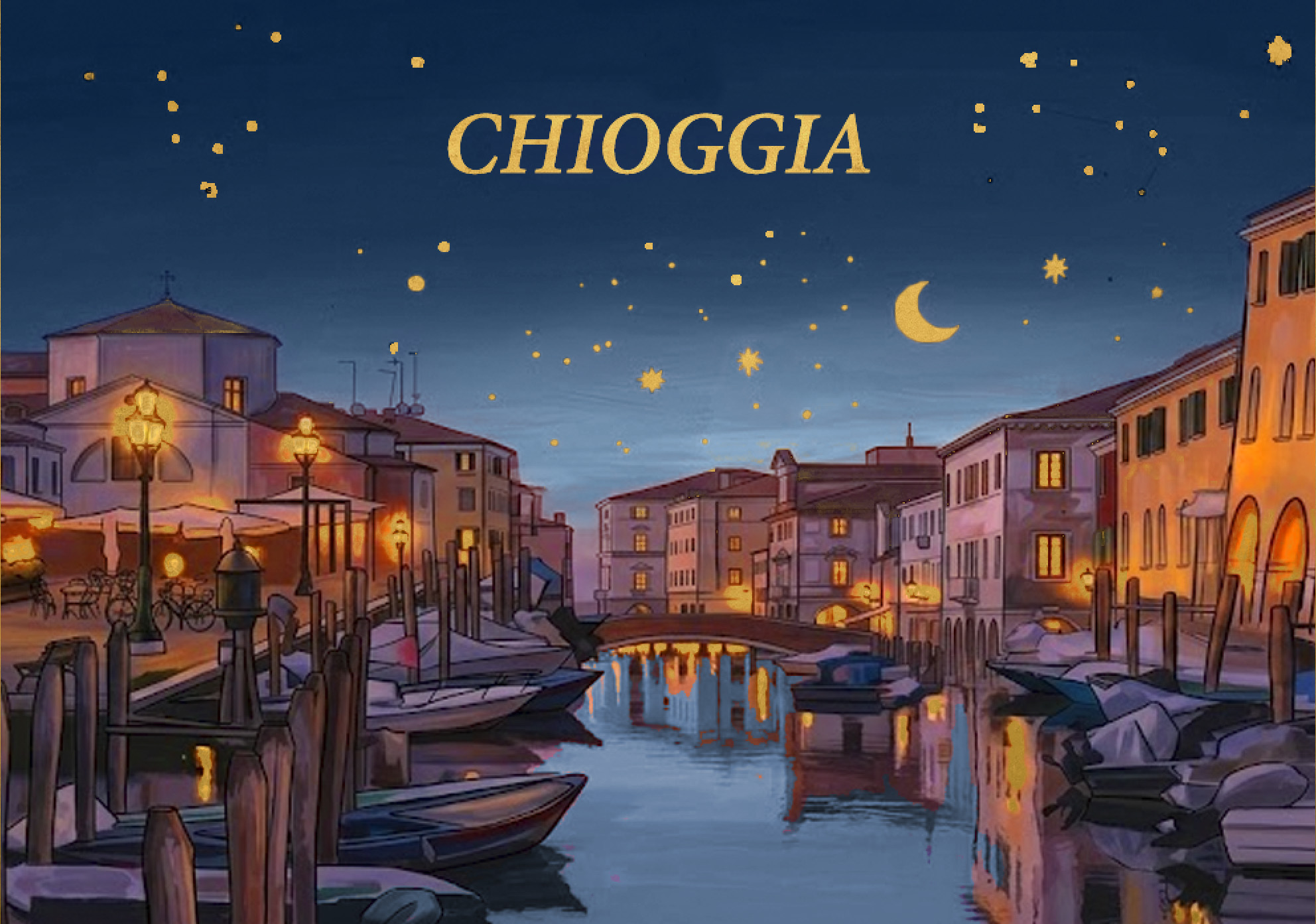 Magnete souvenir design Chioggia