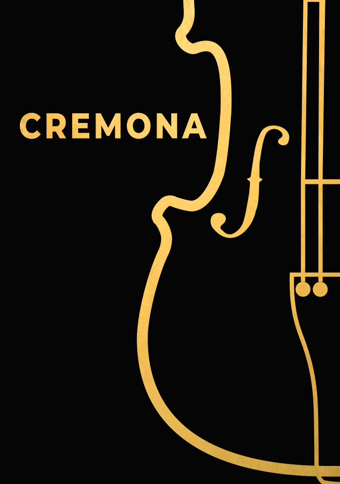 Souvenir Cremona violino design