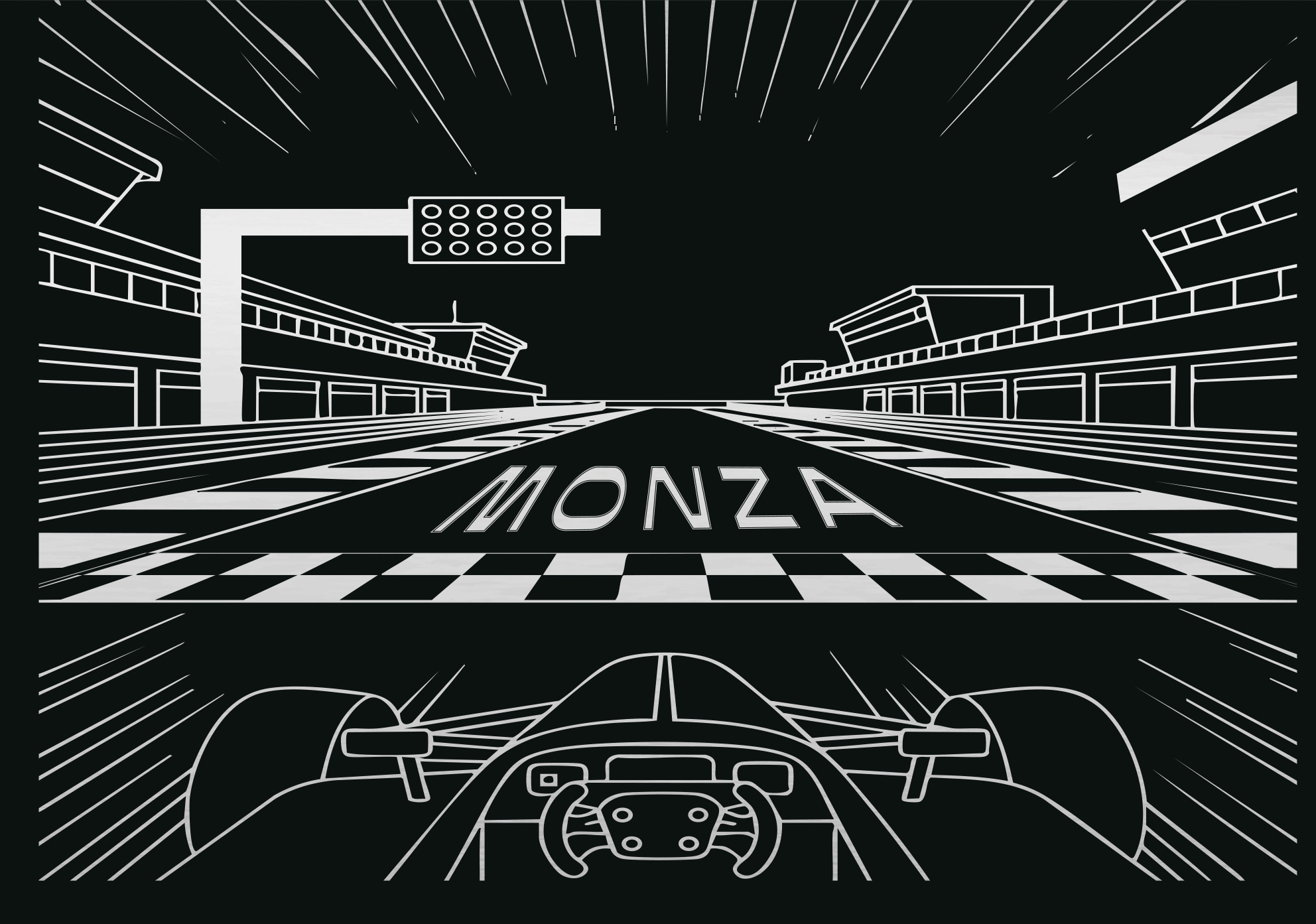 Souvenir Monza autodromo design
