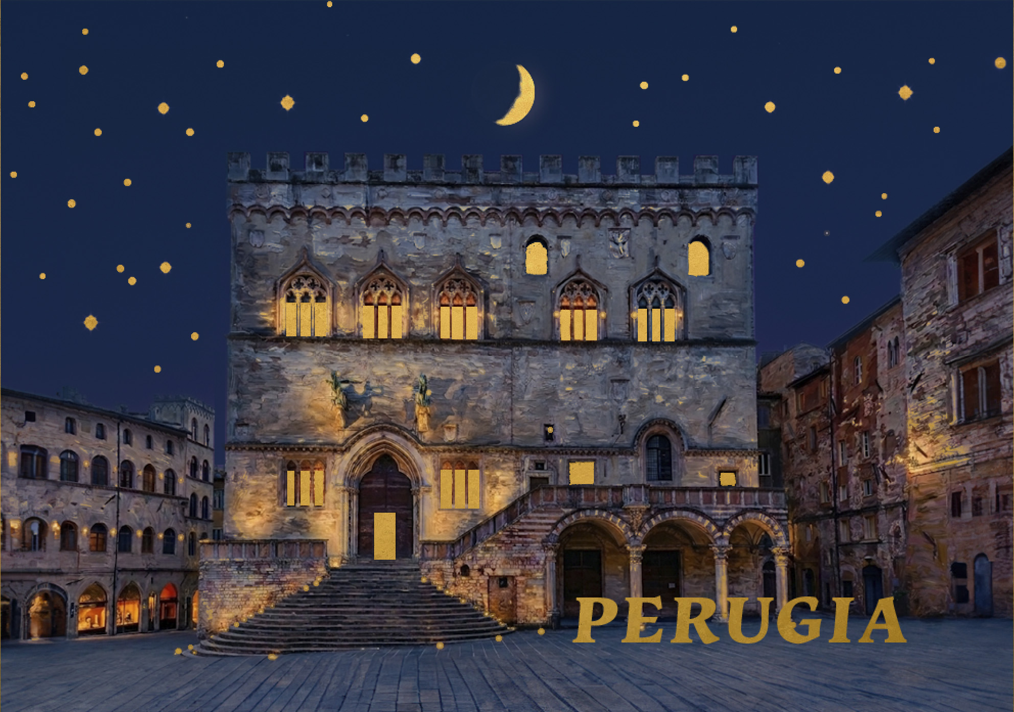 Souvenir Perugia Palazzo dei Priori
