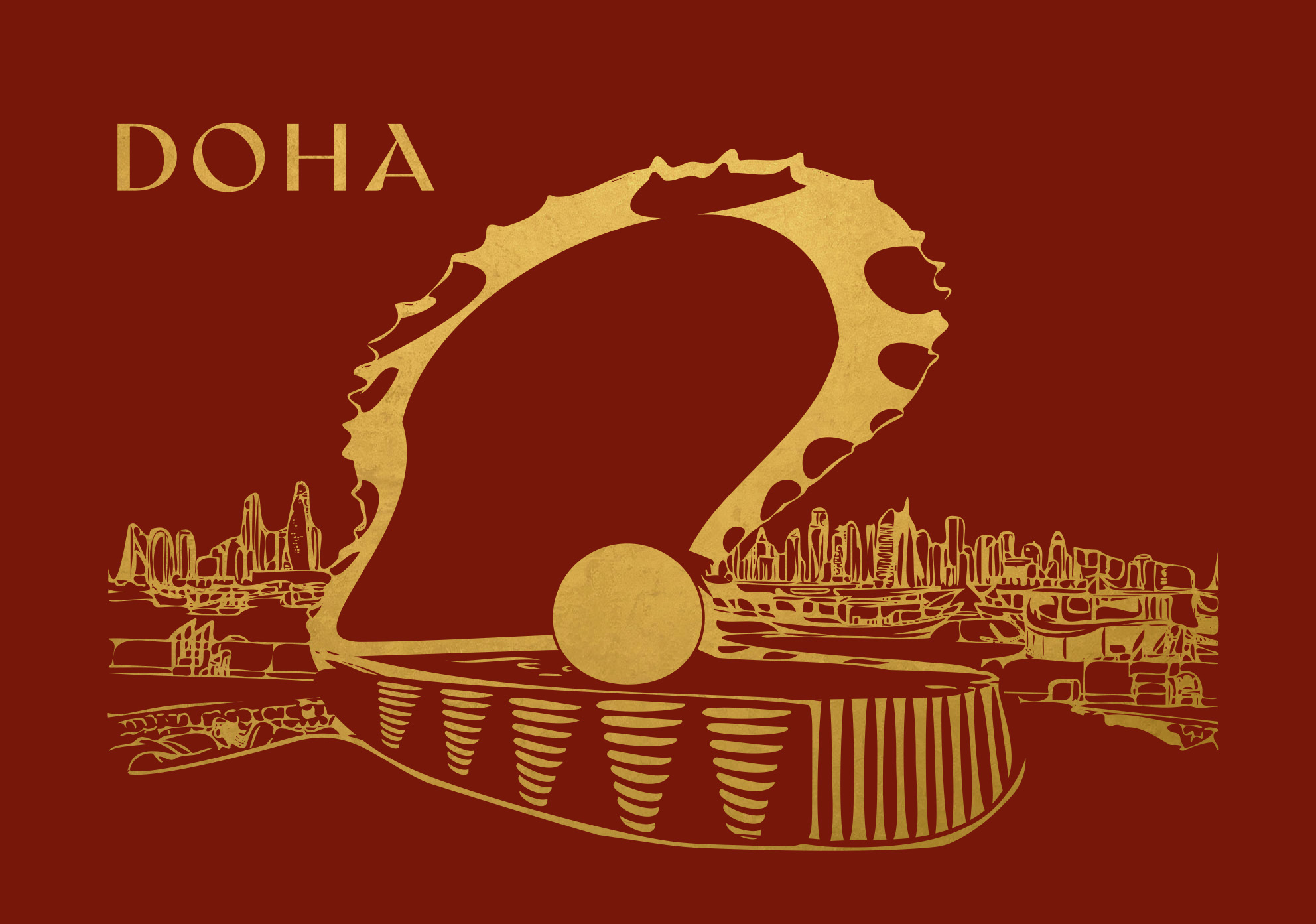 Souvenir Qatar design