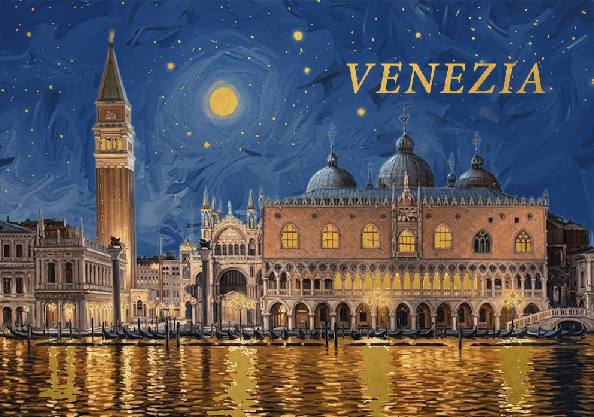 Magnete souvenir design Venezia
